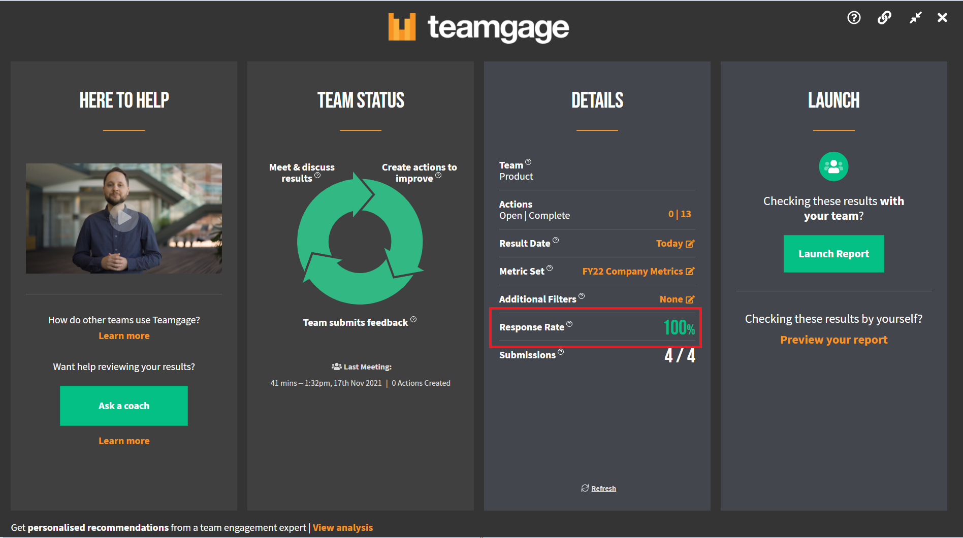 how-to-check-the-response-rate-for-a-specific-team