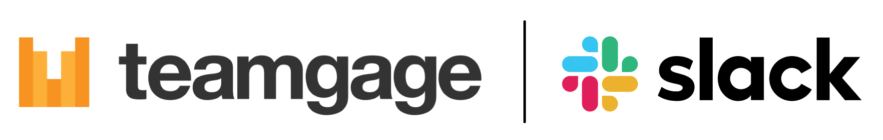 Teamgage and Slack logos together